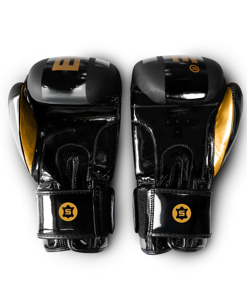Engage E-Series Boxing Gloves (Black/Gold)