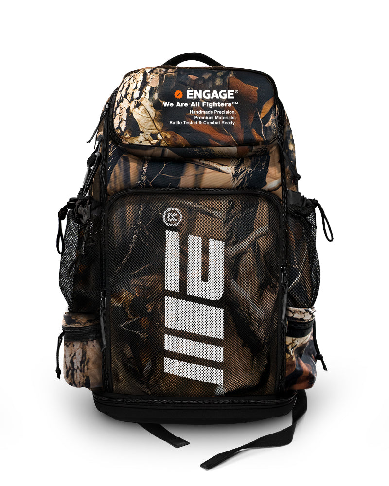 Mochila Essencial para Atletas (Camuflagem Real)
