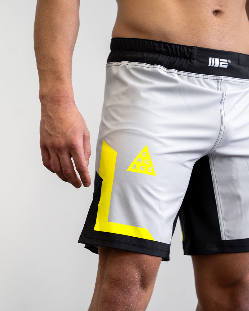 Cool Grey MMA Grappling Shorts