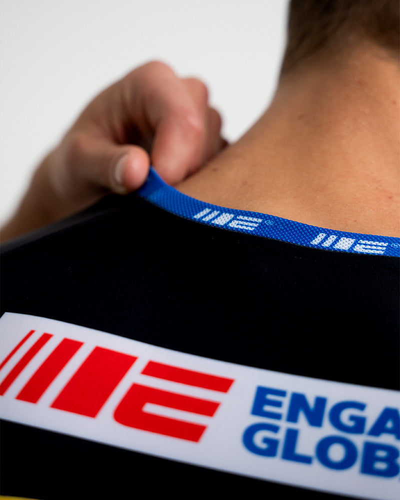 Racer (Black) Short Sleeve Rash Guard