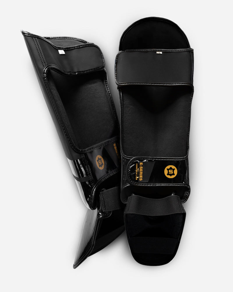 Engage E-Series Shin Guards (Black/Gold)