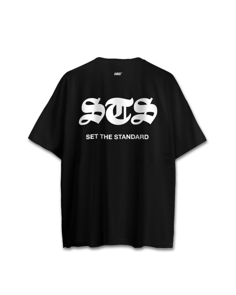 Set The Standard &#39;STS&#39; Oversized Training Tee (Black)
