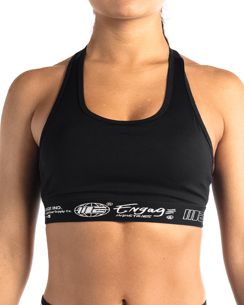 Engage Women's Sports Bra - Black