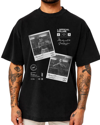 ENGAGE x Muhammad Ali x Israel Adesanya 'Polaroid' T-Shirt