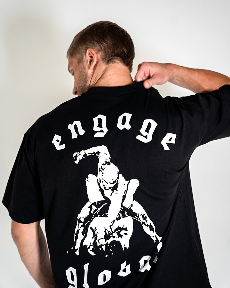 Camiseta ENGAGE Combat 'Volk' (Preta)