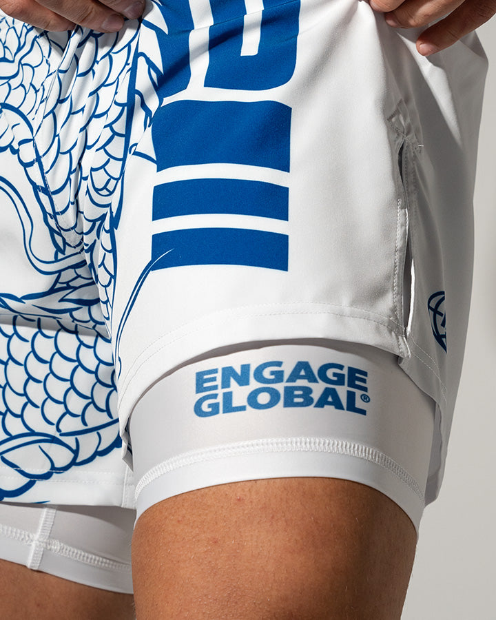 Blue Dragon 2-in-1 Hybrid Shorts