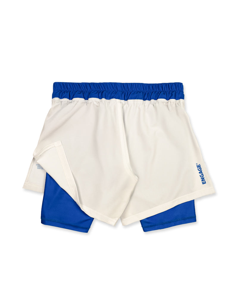 Invictus (Royal Ivory) 2-in-1 Hybrid Shorts