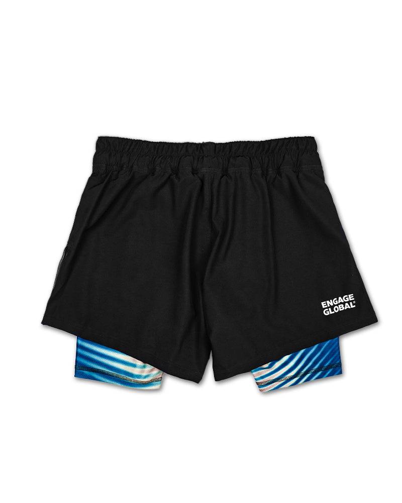 Shorts híbridos 2 em 1 Lo-Fi