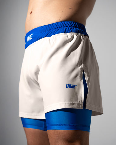 Invictus (Royal Ivory) 2-in-1 Hybrid Shorts