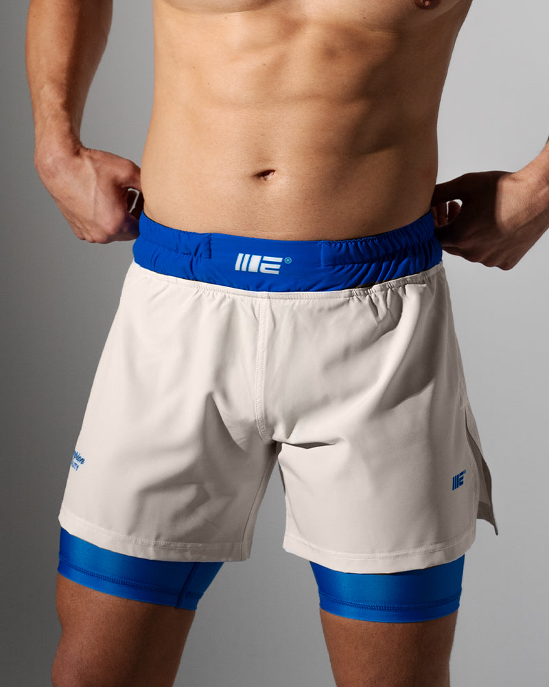 Invictus (Royal Ivory) 2-in-1 Hybrid Shorts