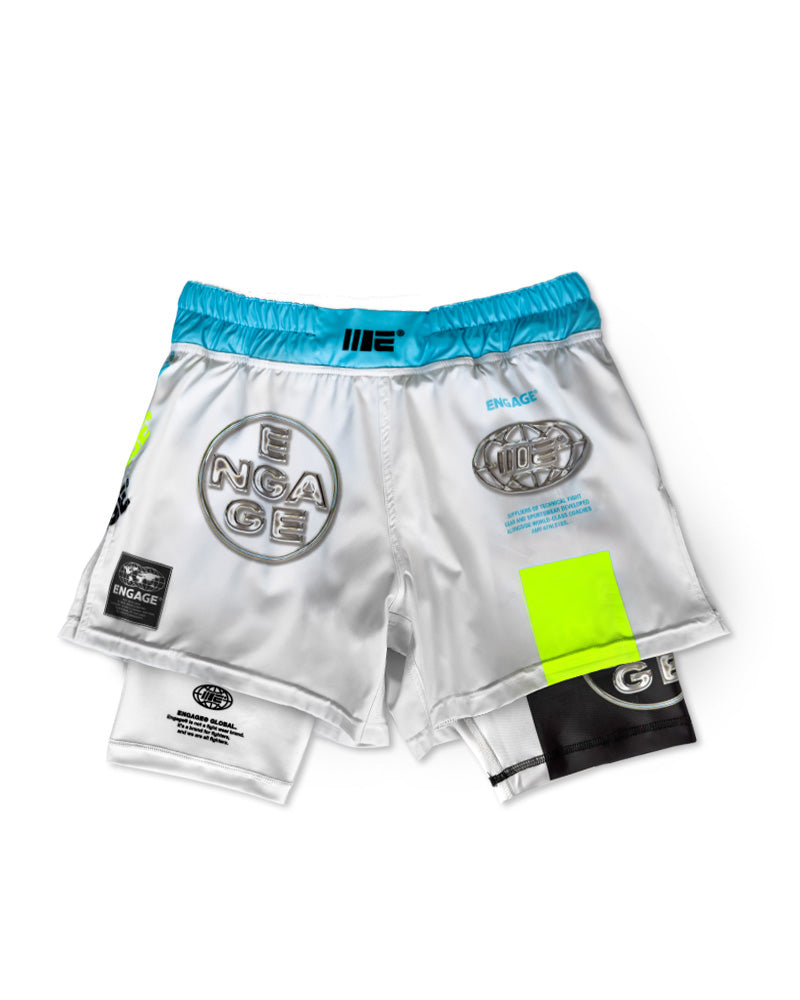 Chrome 2-in-1 Hybrid Shorts