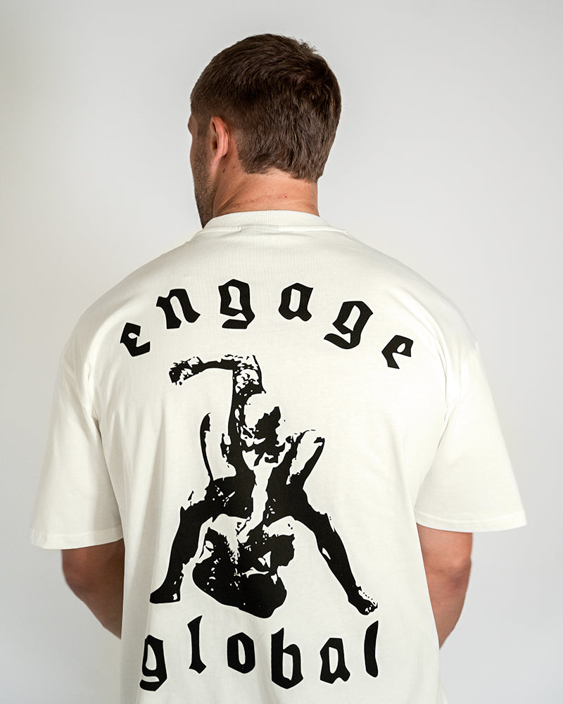 Camiseta ENGAGE Combat 'Volk' (Off-White)