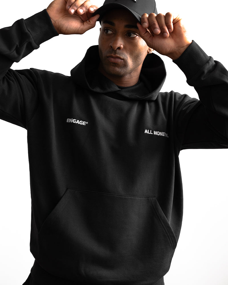 All Money In Hoodie Black Engage