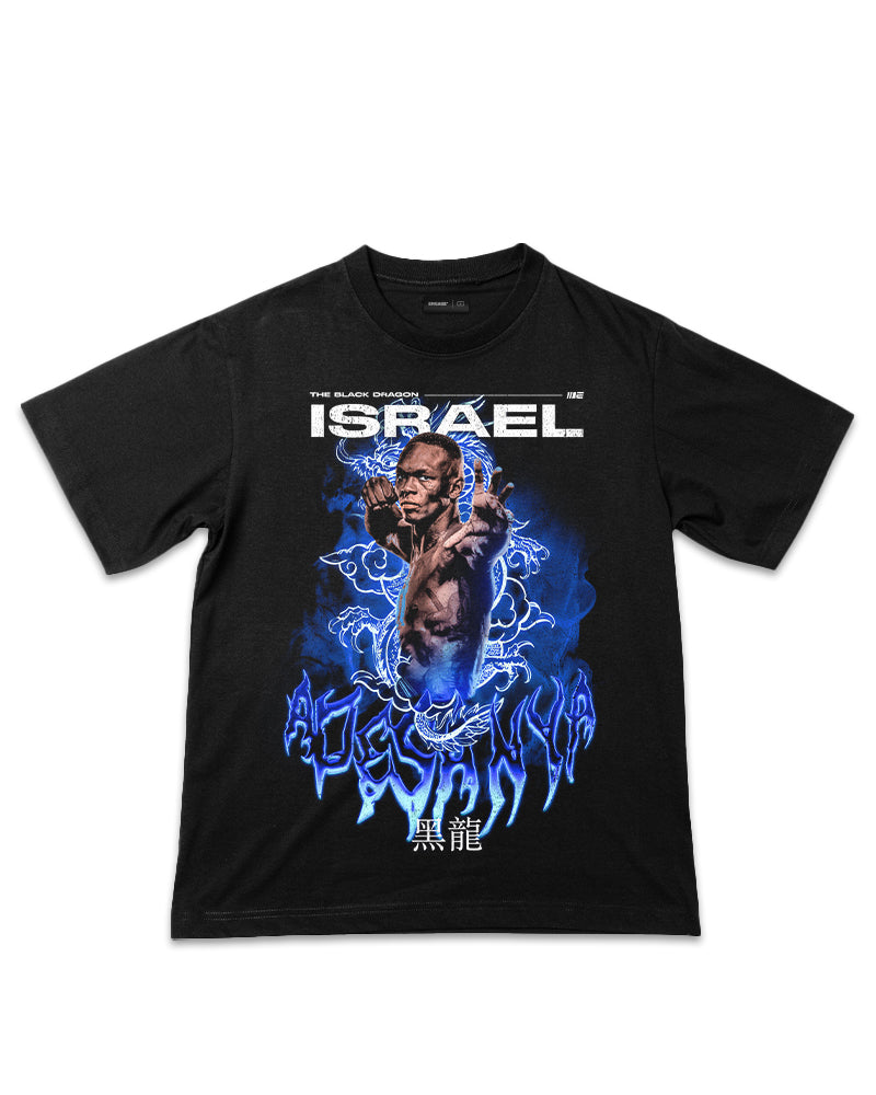Israel Adesanya 'Black Dragon' Supporter T-Shirt