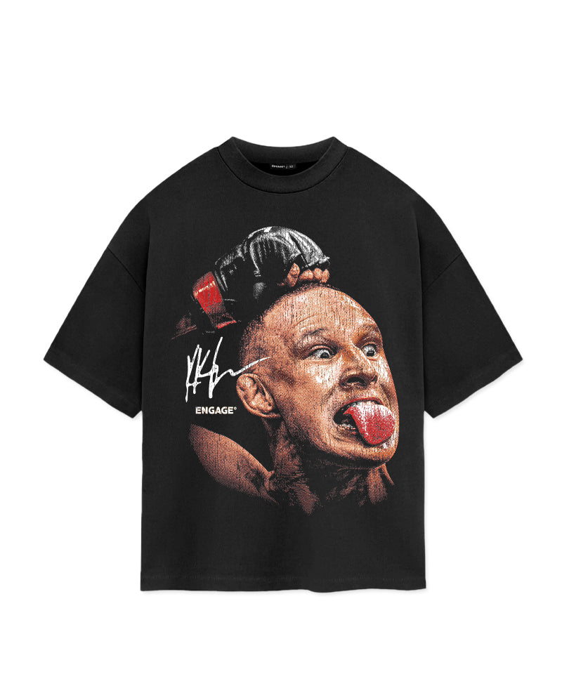 MMA x ERDORESO Flower Tee Black S エルドレッソ Y2K MMA Elite t-shirt black size medium fleur de lis swords