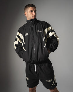 Jaqueta Champion Mentality Track (Preta / Branca) 