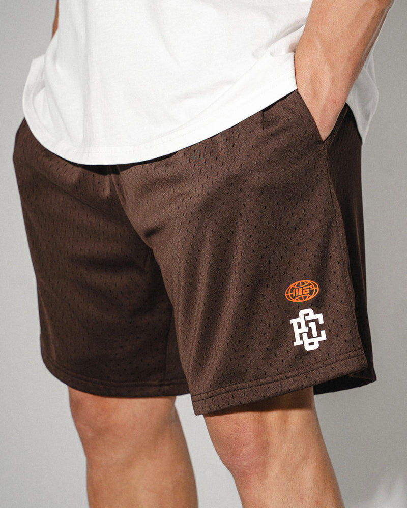 Engage Champion Mentality Mesh Shorts (Brown)