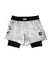 All Money In (Concrete) 2-in-1 Fight Shorts