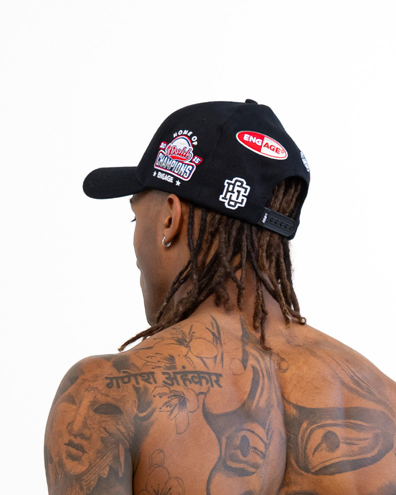 Engage Championship Snapback Hat - Black