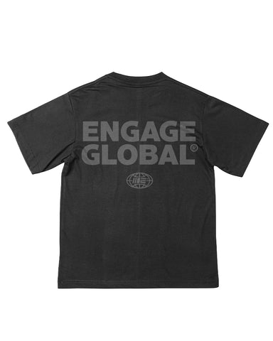 Engage Global 'Black Out' Oversized T-Shirt