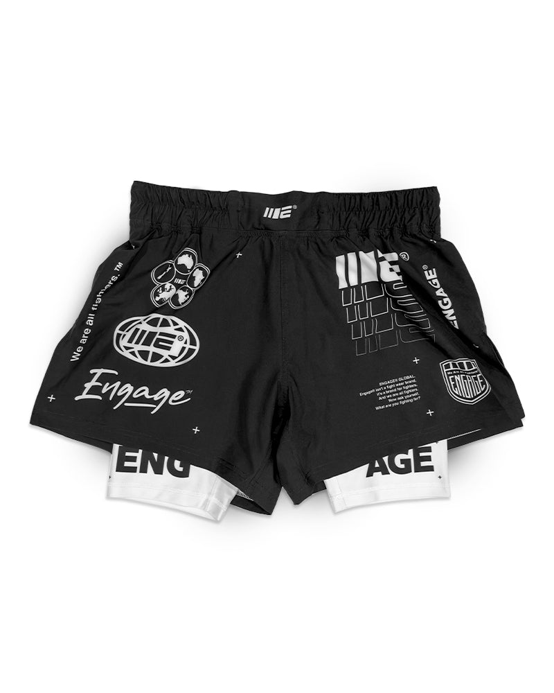 2 In 1 Fight Shorts 2 In 1 Fight Shorts