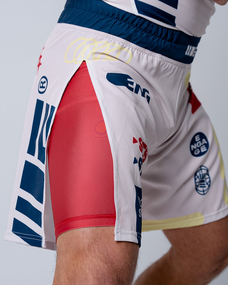 Shorts Gladiador 2 em 1 Invictus (Preto)