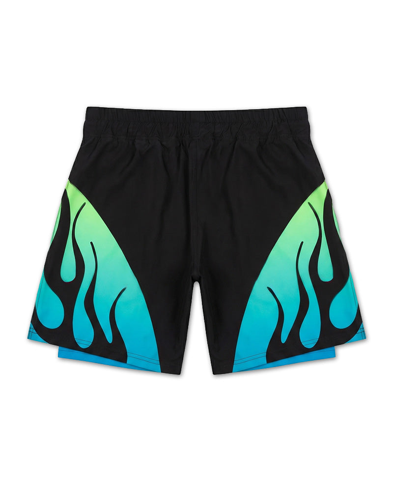 Nebula (Blue) 2-in-1 Gladiator Shorts