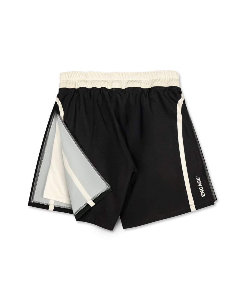 Shorts Gladiador 2 em 1 Invictus (Preto)