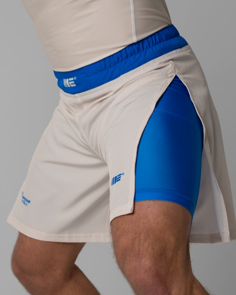 Invictus (Royal Ivory) 2-in-1 Gladiator Shorts