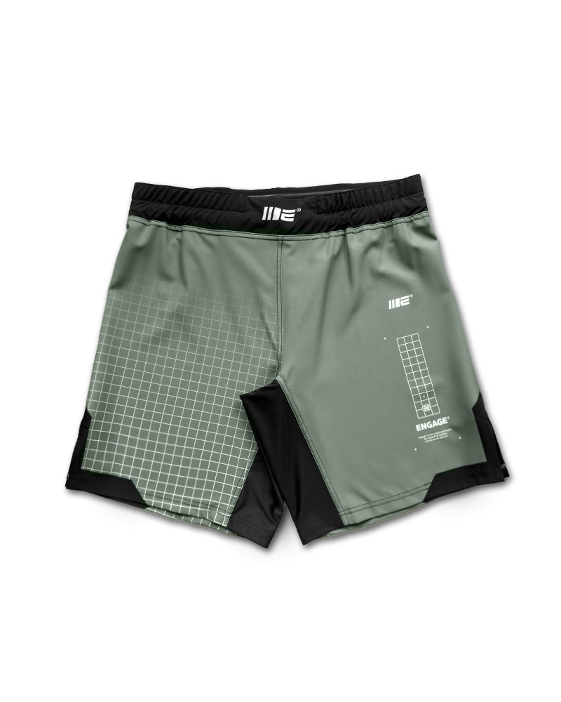 Olive Graph MMA Grappling Shorts