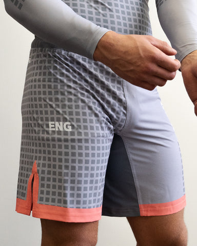 Grid Tech (Grey) MMA Grappling Shorts