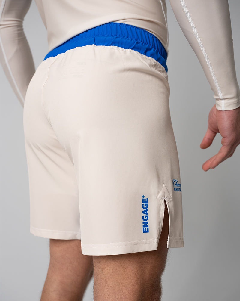 Invictus (Royal Ivory) MMA Grappling Shorts