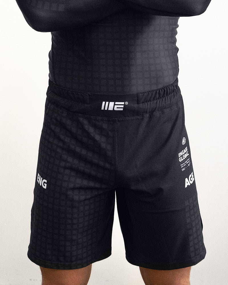 Grid Tech (Black) MMA Grappling Shorts
