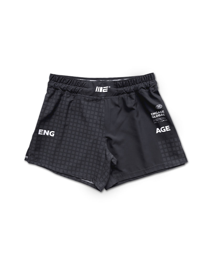 Grid Tech (Black) MMA Hybrid Shorts