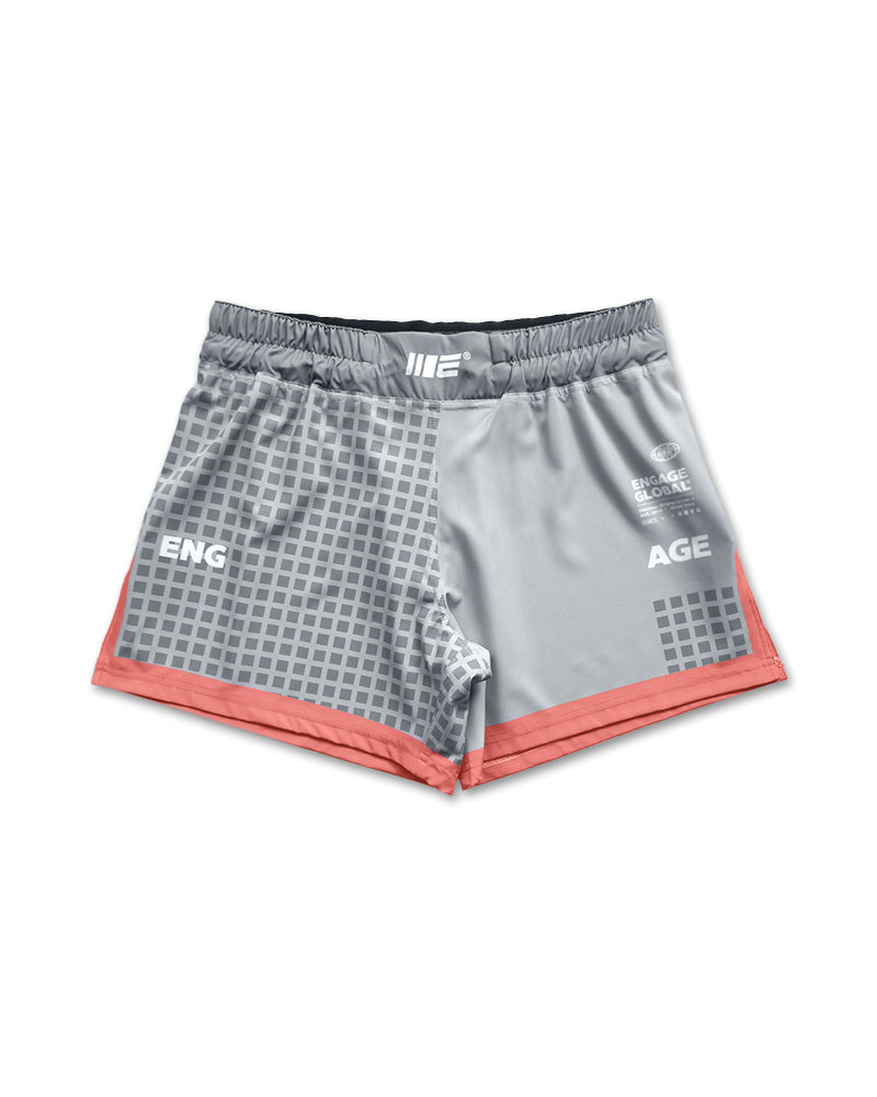 Shorts híbridos Grid Tech (cinza) MMA