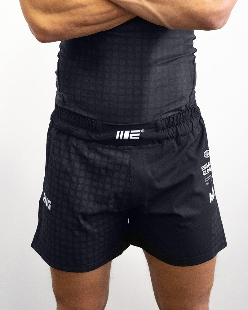 Shorts híbridos Grid Tech (preto) MMA