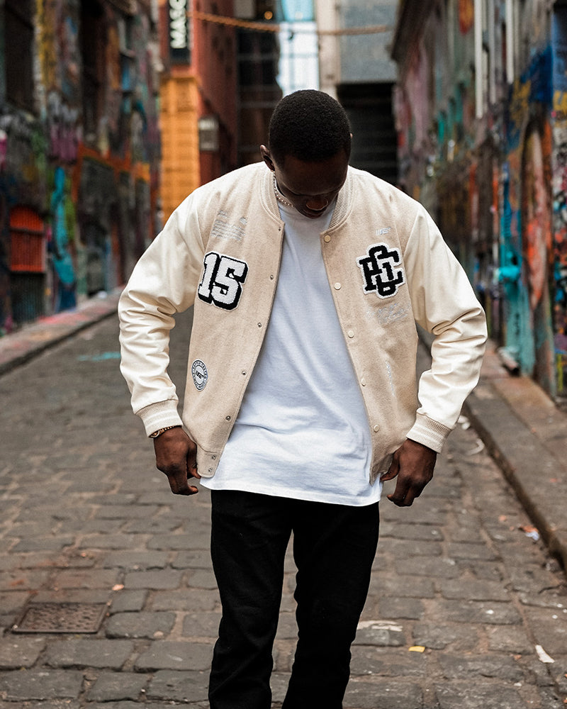 Collector's Edition Varsity Jacket (White) - Engage®