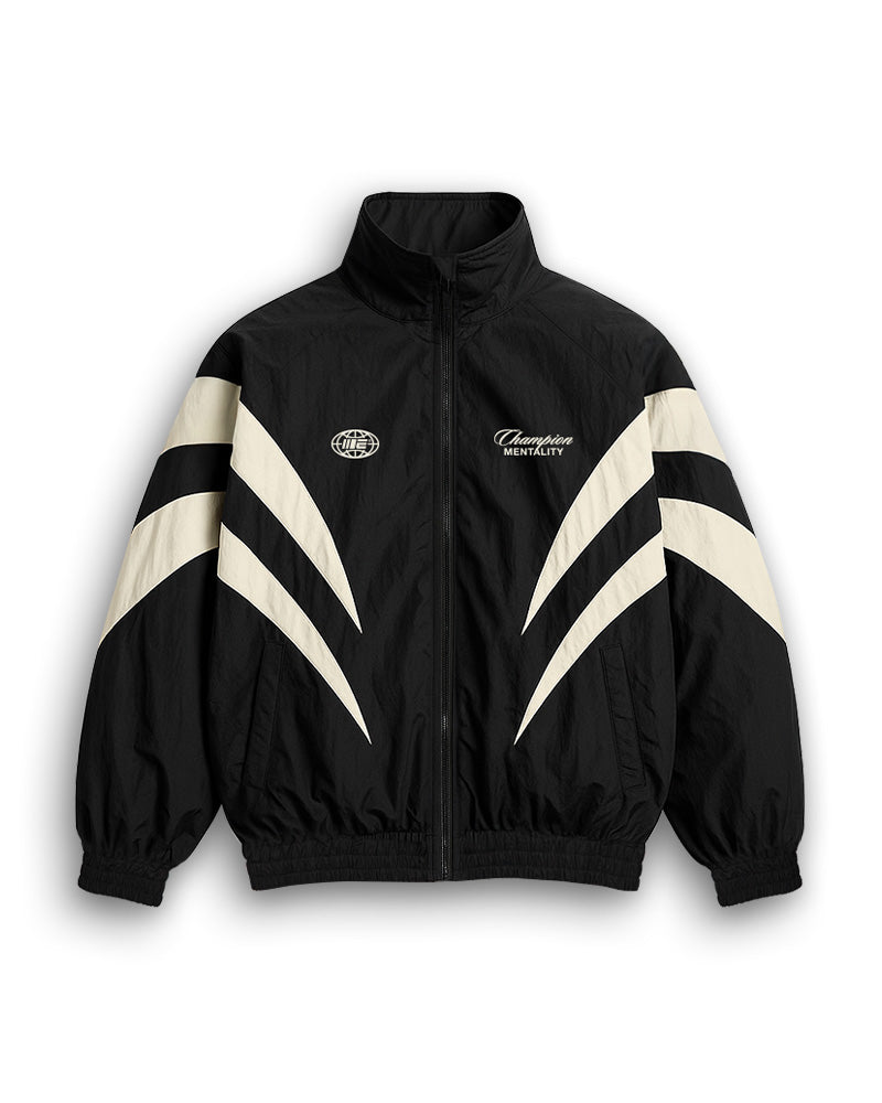 Champion Mentality Track Jacket (Black / White)