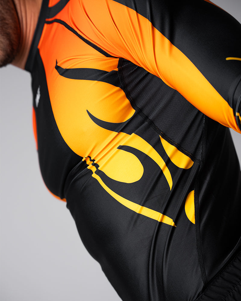 Nebula (Orange) Long Sleeve Rash Guard