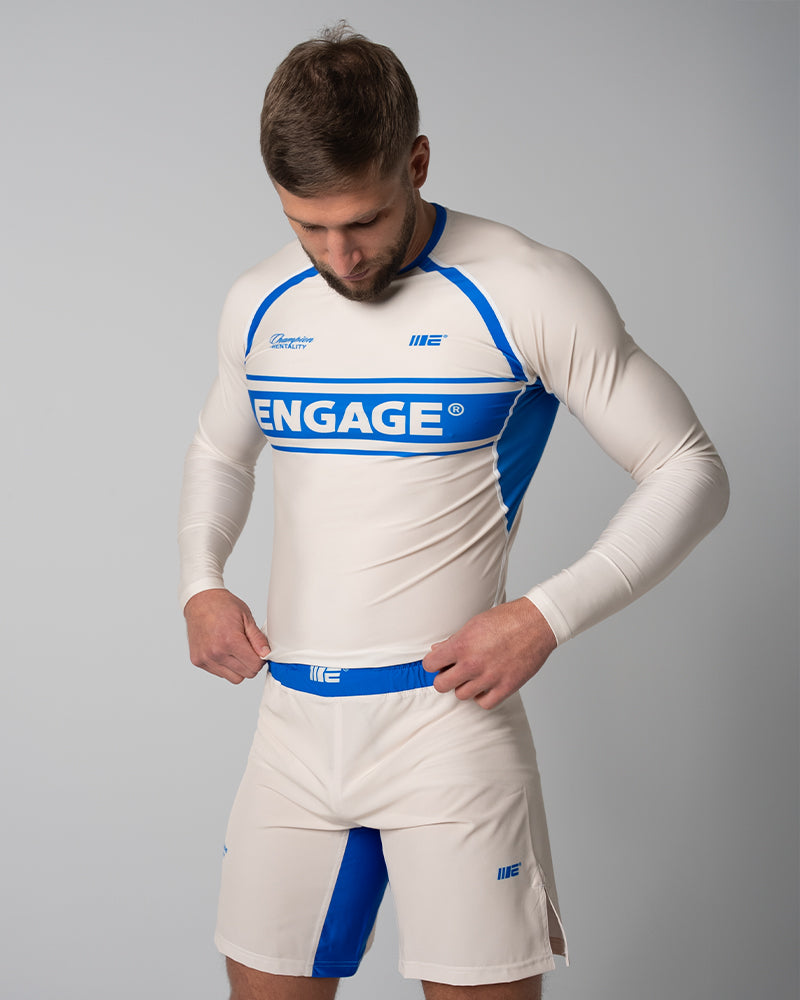 Invictus (Royal Ivory) Long Sleeve Rash Guard