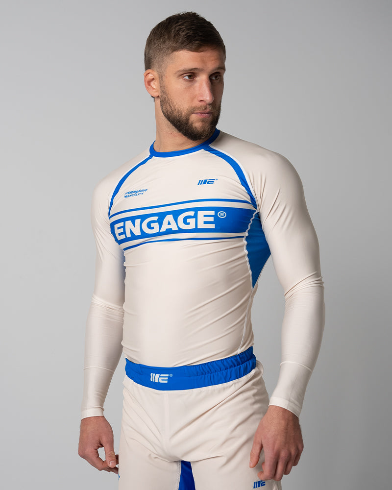 Invictus (Royal Ivory) Long Sleeve Rash Guard