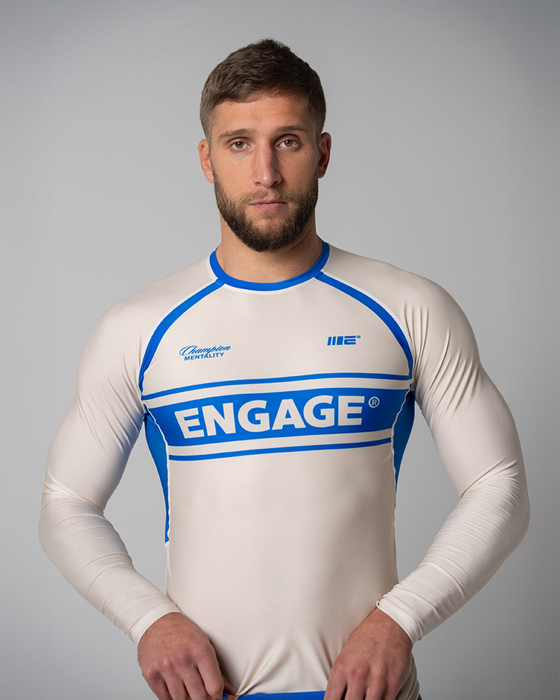 Invictus (Royal Ivory) Long Sleeve Rash Guard