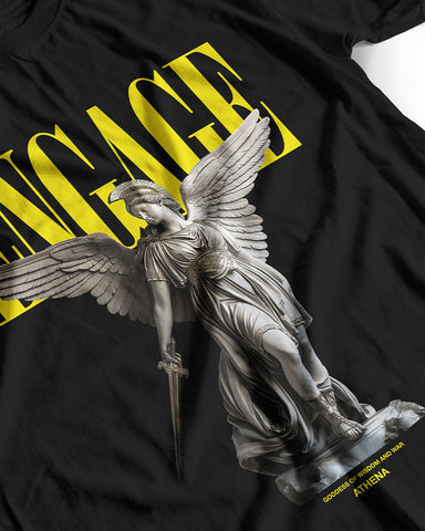 Engage 'Athena' Oversized T-Shirt (Black)