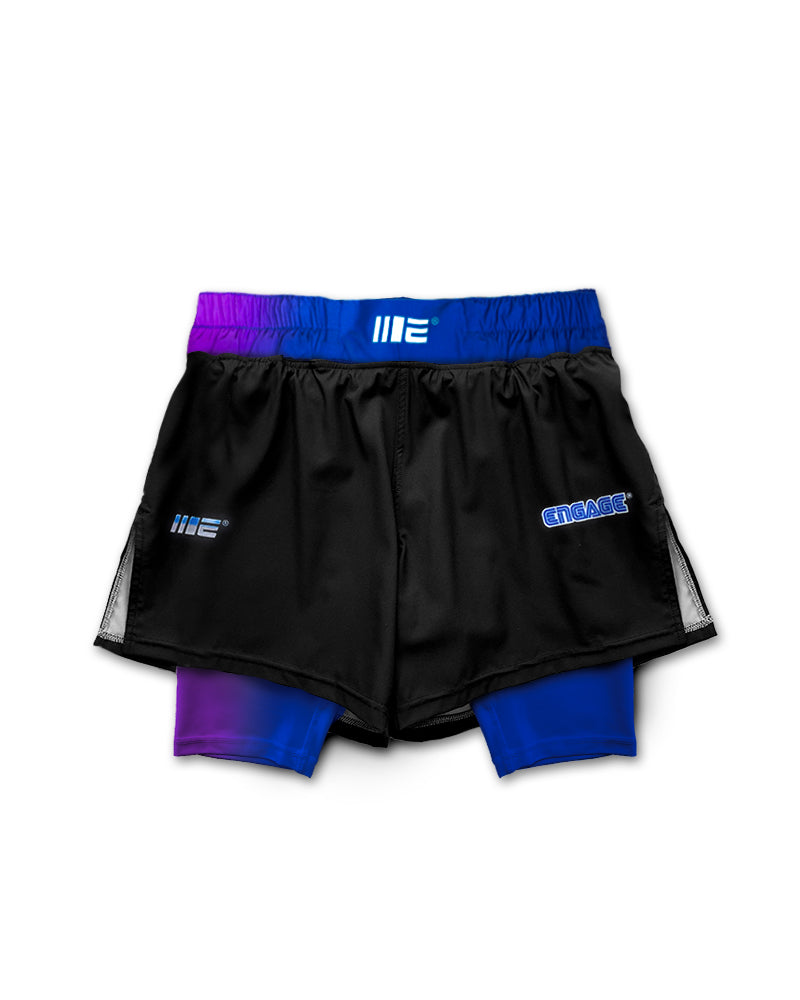 Player 1 2-in-1 Fight Shorts