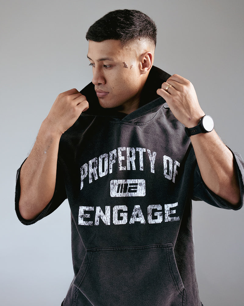 Property Of 3/4 Hoodie (Black)