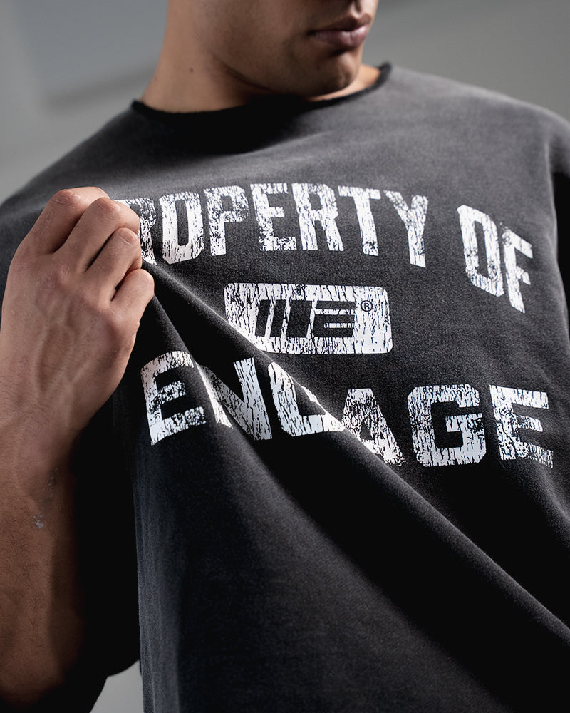 Property Of 3/4 Crewneck (Black)