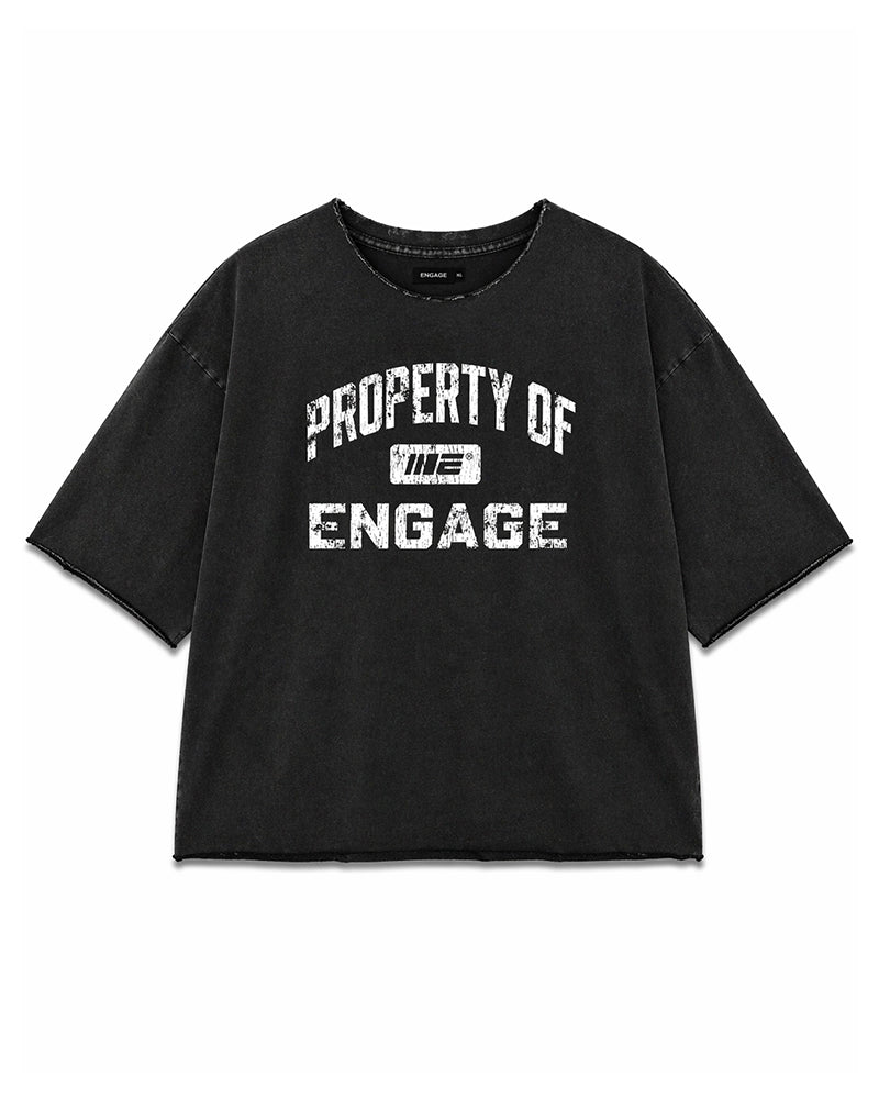 Property Of 3/4 Crewneck (Black)