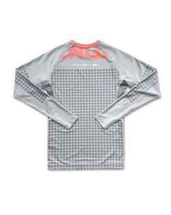 Grid Tech (Grey) Long Sleeve Rash Guard
