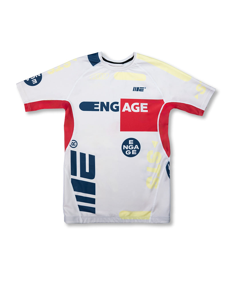 Rash Guard de manga curta Invictus (preto)