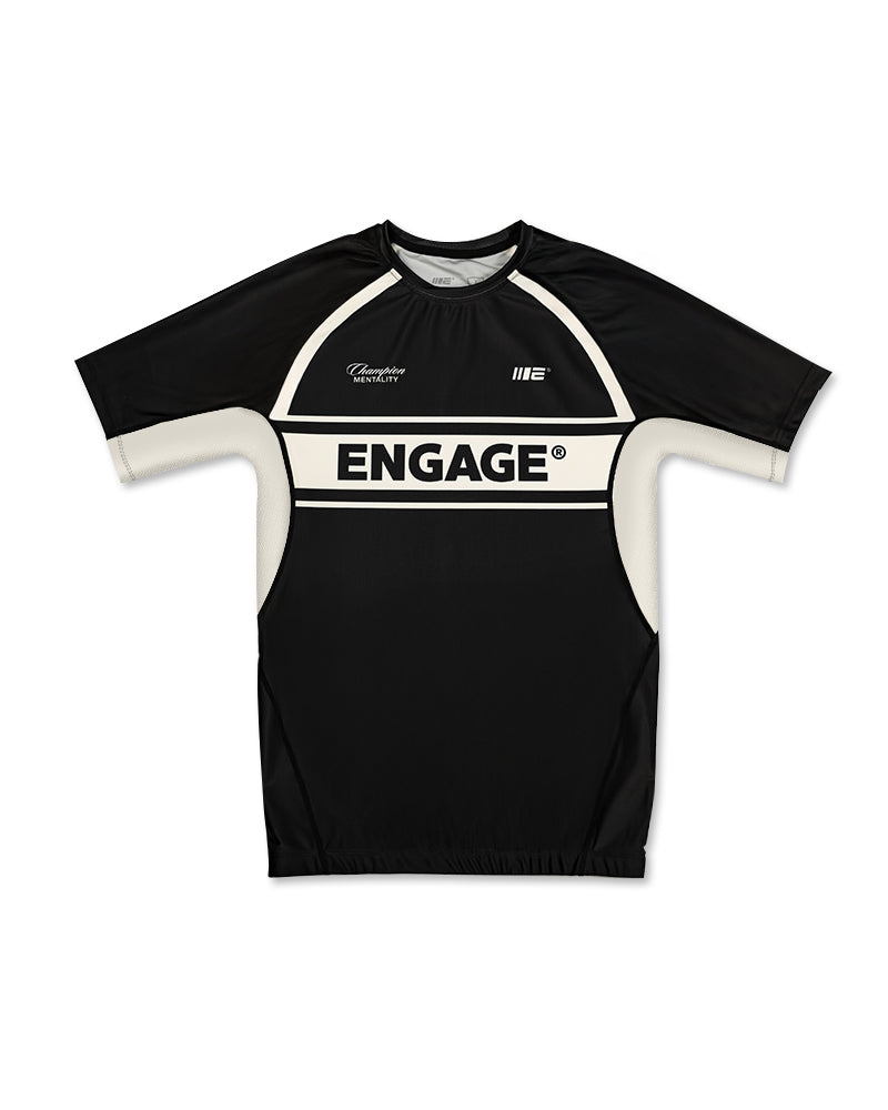 Invictus (Black) Short Sleeve Rash Guard